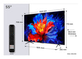 TCL P8K 55P8K TV 139,7 cm (55") 4K Ultra HD Smart TV Wi-Fi Metallic 350 cd/m²