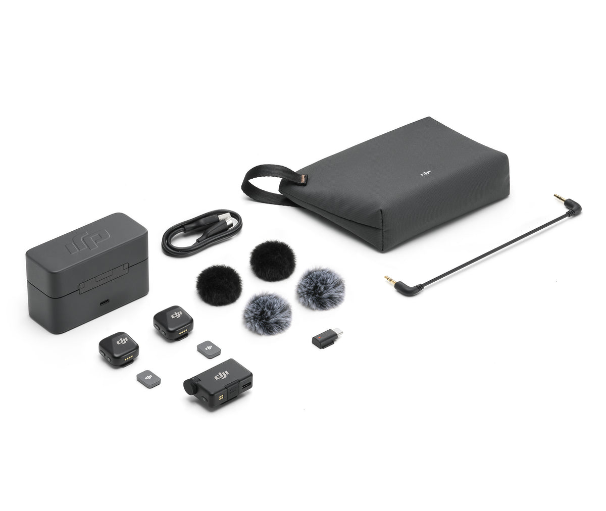 DJI Mic Mini Trådløst mikrofonsystem Trådløs Sort