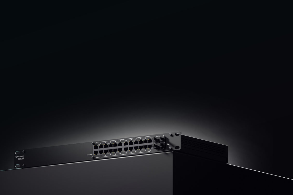 Teltonika SWM282 Administreret L2+ Gigabit Ethernet (10/100/1000) Strøm over Ethernet (PoE) Sort