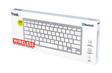 Trust 24651 tastatur Universel Bluetooth QWERTY US engelsk Sølv