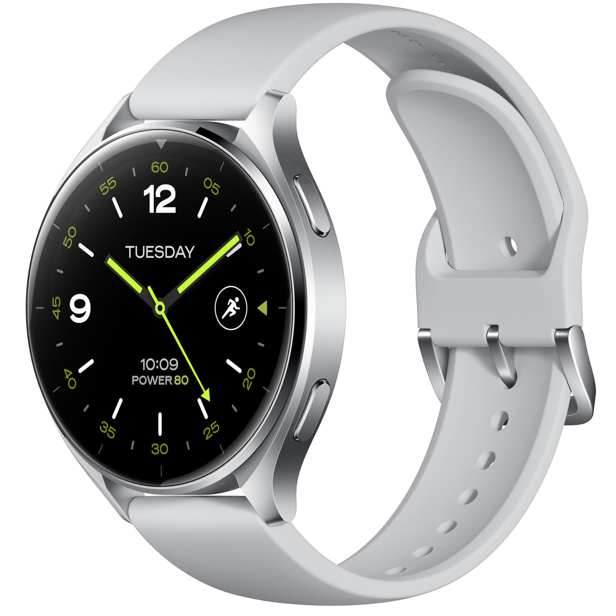 Xiaomi Watch 2 3,63 cm (1.43") AMOLED 46 mm Digital 466 x 466 pixel Berøringsskærm Sølv Wi-Fi GPS (satellit)
