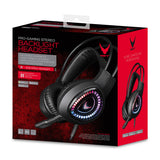 Varr VH8010L hovedtelefoner/headset Ledningsført Spil Sort