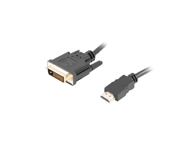 Lanberg CA-HDDV-20CU-0018-BK videokabel adapter 1,8 m HDMI Type A (Standard) DVI-D Sort