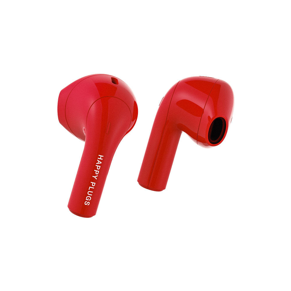 Happy Plugs JOY Hovedtelefoner True Wireless Stereo (TWS) I ørerne Opkald/Musik/Sport/Hverdag Bluetooth Rød