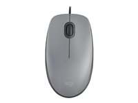 Logitech M110 Silent Optisk Kabling Grå