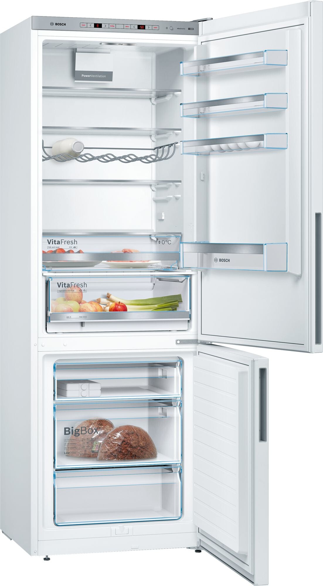 Bosch KGE49AWCA fritstående kølefryseskab
