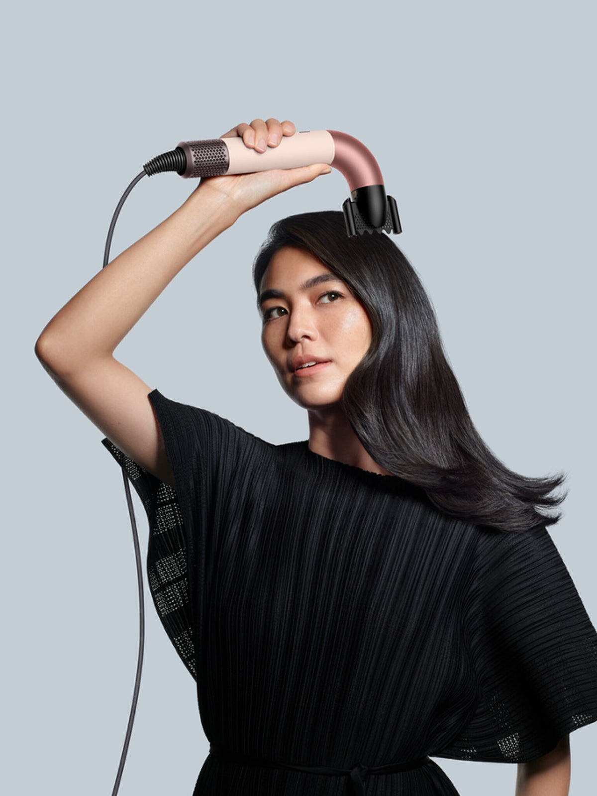Dyson Ceramic pink/rose gold Hårtørrer Supersonic r Straight+Wavy