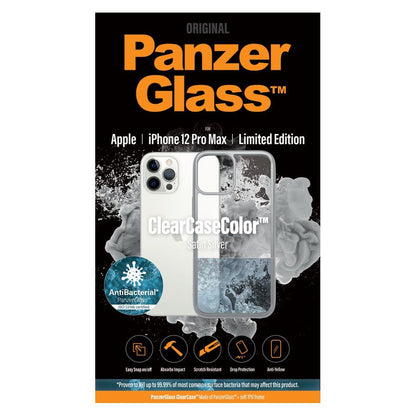 PANZERGLASS CLEARCASE TIL IPHONE 12/12 PRO SATIN SØLV AB