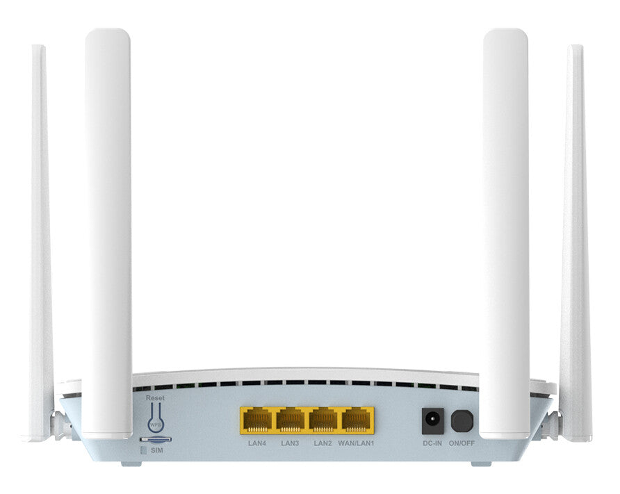 D-Link G416C/E trådløs router Gigabit Ethernet Dual-band (2,4 GHz / 5 GHz) 4G Hvid