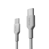 Puro 25W USB-C Spiralkabel - USB-C 1m - Hvid