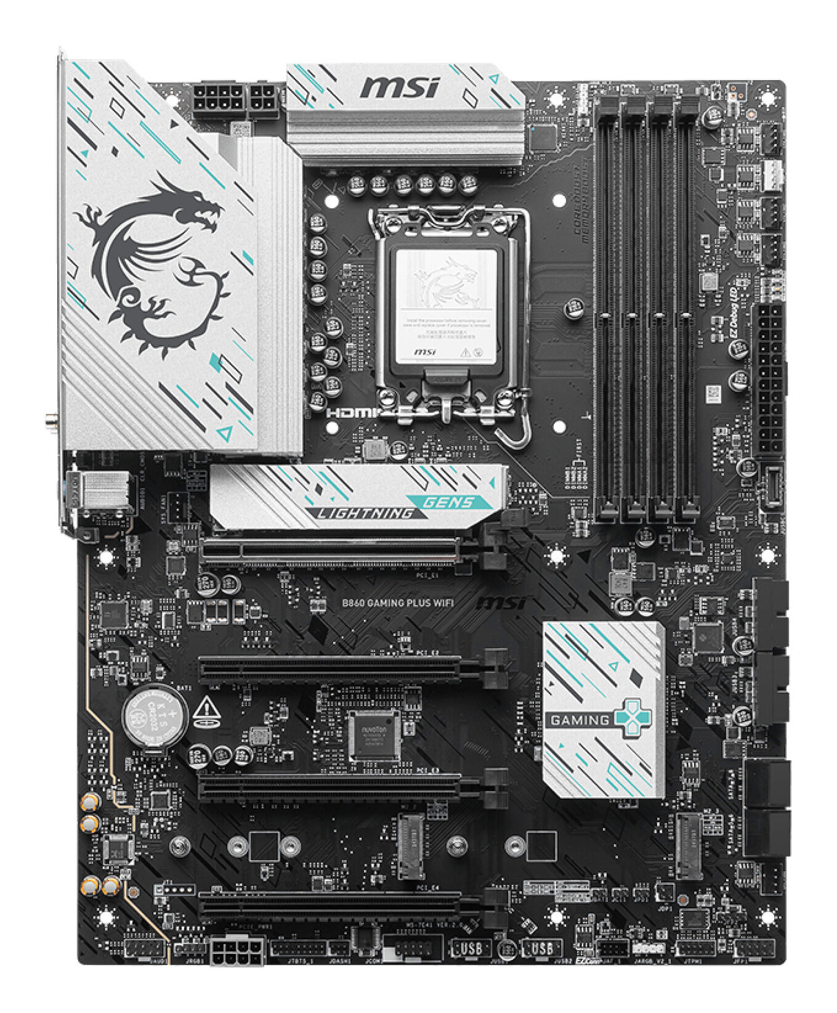 MSI B860 GAMING PLUS WIFI bundkort Intel B860 LGA 1851 (Socket V1) ATX