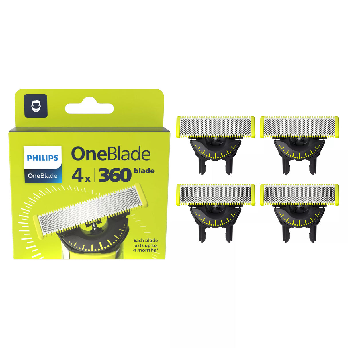 Philips Norelco OneBlade OneBlade QP440/50 360 udskiftningsskær