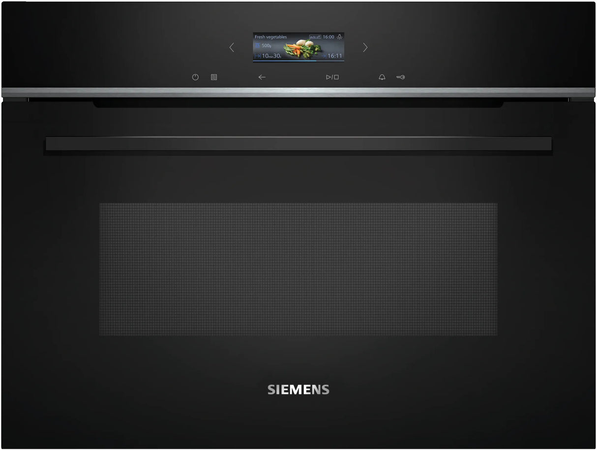 Siemens iQ700 CE732GXB1 mikrobølgeovn Sort Solo mikroovn Indbygget 36 L 1000 W