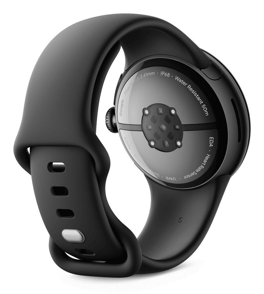 Google Pixel Watch 3 AMOLED 41 mm Digital Berøringsskærm 4G Sort Wi-Fi GPS (satellit)