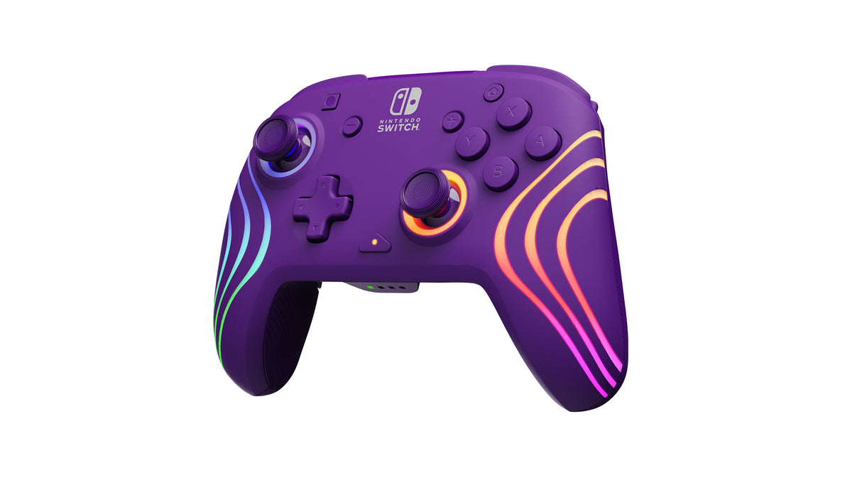 PDP Afterglow Wave Lilla USB Gamepad Analog/digital Nintendo Switch, Nintendo Switch Lite, Nintendo Switch OLED