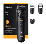 Braun BeardTrimmer 5 BT5520 skæg trimmer Batteri 40 2 cm Våd og tør Sort