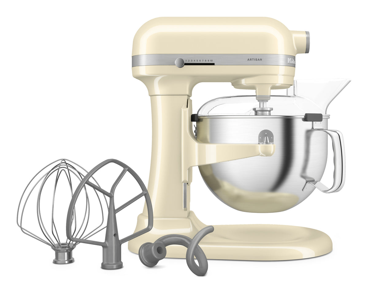 KitchenAid Artisian Food Processor 5.6L, 375W, 11 Speed, Almond Cream EU 5KSM60SPXEAC