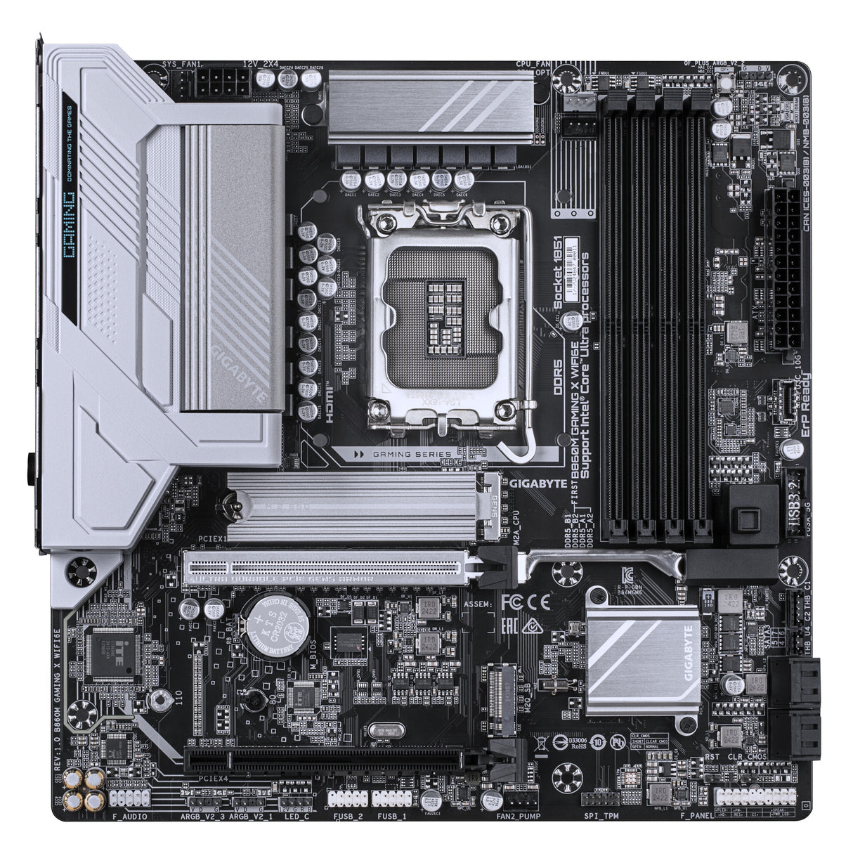 GIGABYTE B860M GAMING X WIFI6E bundkort Intel B860 LGA 1851 (Socket V1) micro ATX
