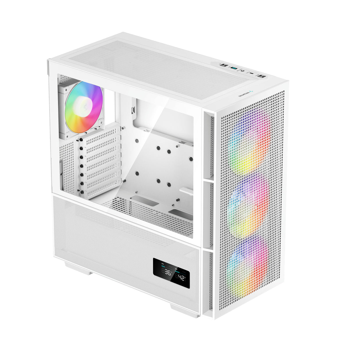 DeepCool CH560 DIGITAL WH Midi Tower Hvid