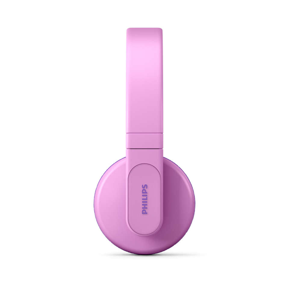 Philips Kids TAK4206PK Trådløs Kabling Hovedtelefoner Pink
