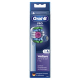 Oral-B Pro 3D White Børstehoveder Hvid, 4 stk.