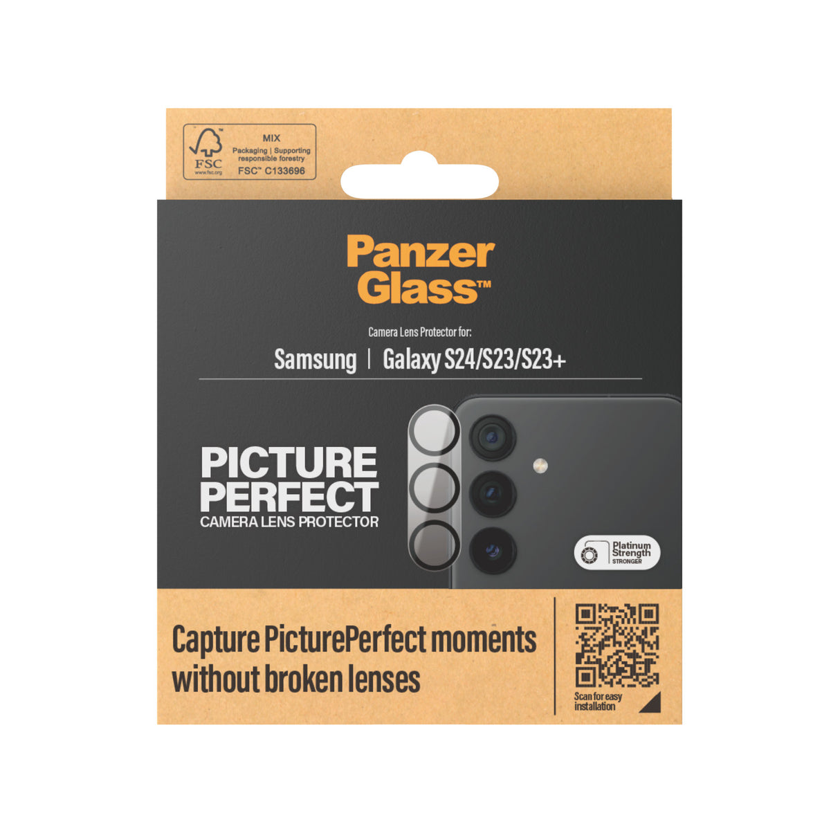 PanzerGlass ® PicturePerfect Kameralinsebeskytter Samsung Galaxy S24 | S23 | S23+