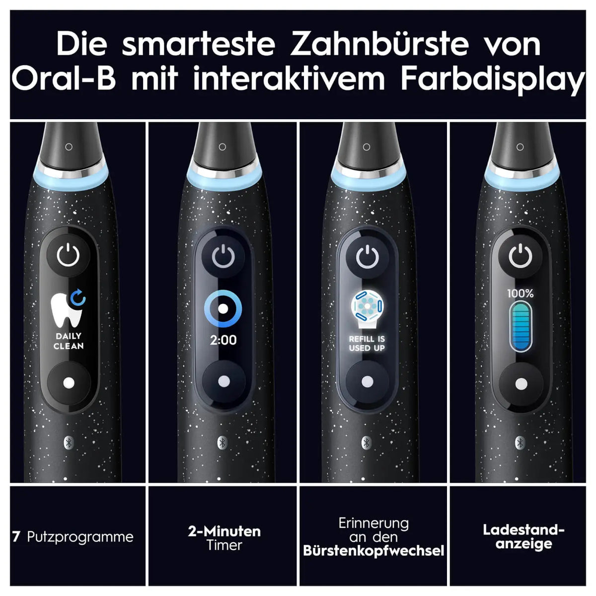 Oral-B iO Series 10 Black Onyx Luxe Edition electric toothbrush