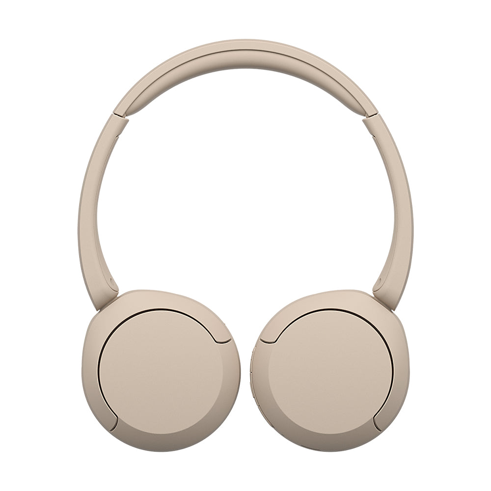 Sony WH-CH520 Headset Trådløs Opkald/musik USB Type-C Bluetooth Opladningsstativ Cremefarvet