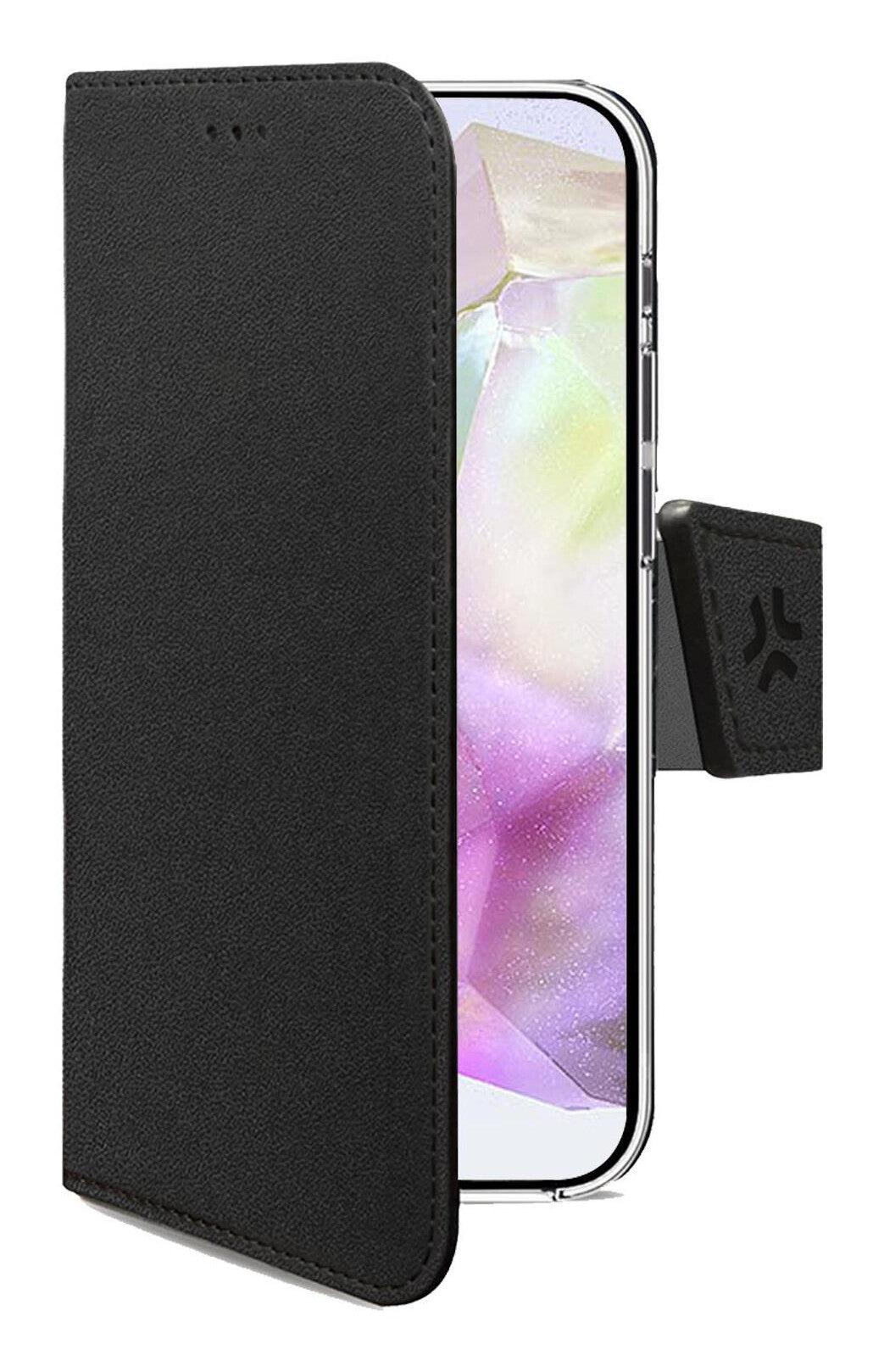 Celly WALLY mobiltelefon etui 17 cm (6.7") Tegnebogsetui Sort