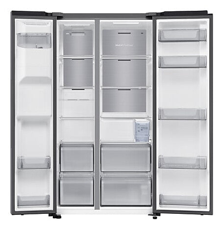 Samsung RS70F65KET side-by-side køle-fryseskab Fritstående 640 L Sølv