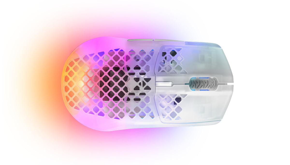 SteelSeries Aerox 3 Wireless trådløs mus ghost