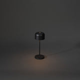 Konstsmide Lille mini sort bordlampe portable