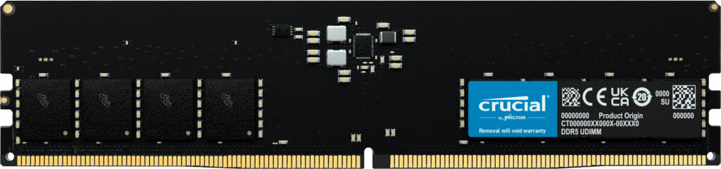 Crucial DDR5 SDRAM 16GB CL46 On-die ECC DIMM 288-PIN