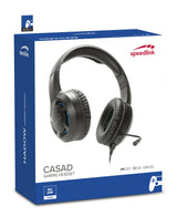 SPEEDLINK CASAD Headset Ledningsført Spil Sort