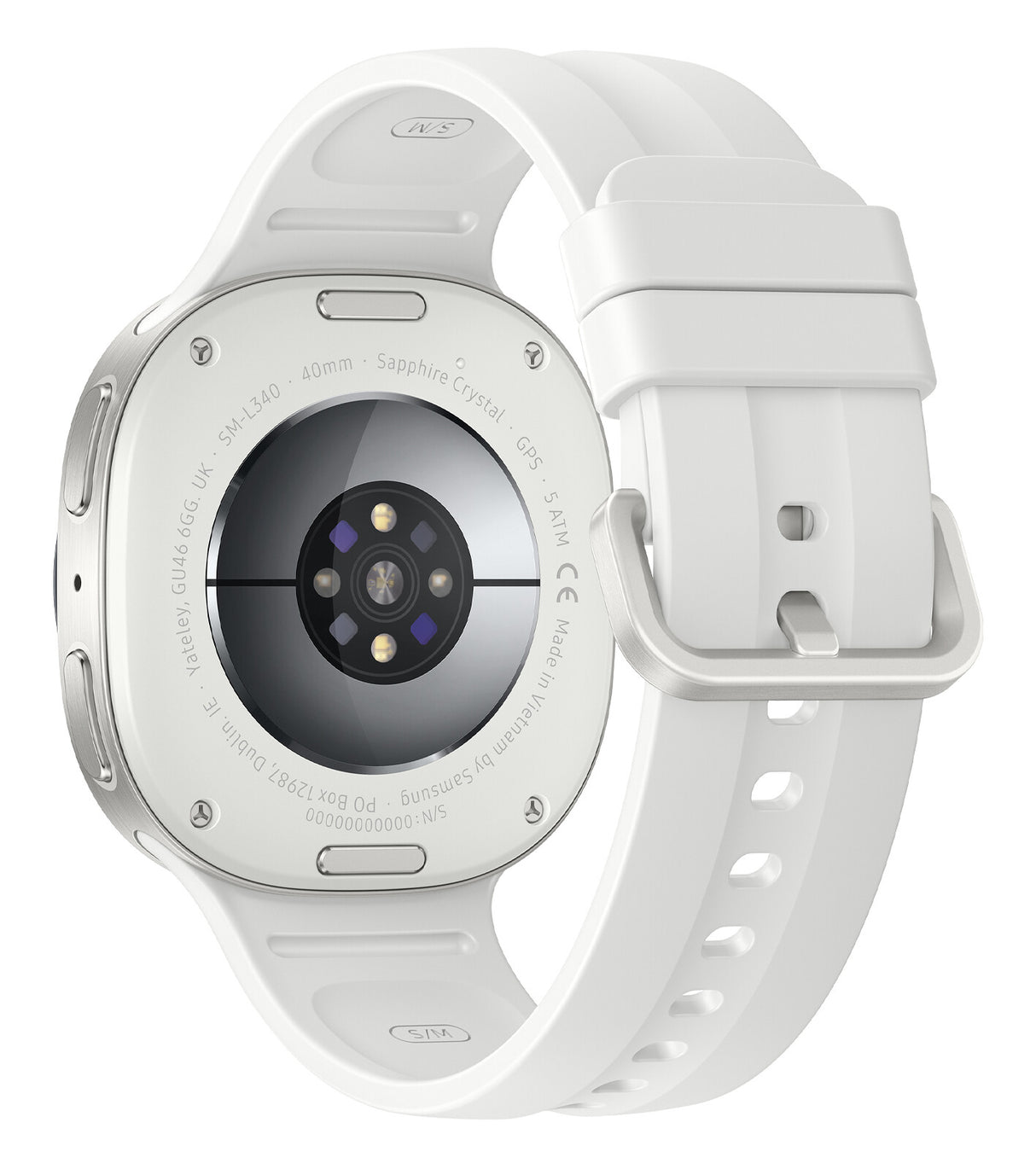 Samsung Galaxy Watch9 3,3 cm (1.3") AMOLED 40 mm Digital 438 x 438 pixel Berøringsskærm Sølv Wi-Fi GPS (satellit)