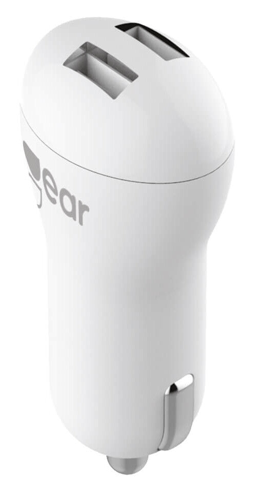 Gear 665058 oplader til mobil enhed Universel Hvid Cigartænder, Vekselstrøm Automatisk, Indendørs