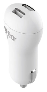 Gear 665058 oplader til mobil enhed Universel Hvid Cigartænder, Vekselstrøm Automatisk, Indendørs