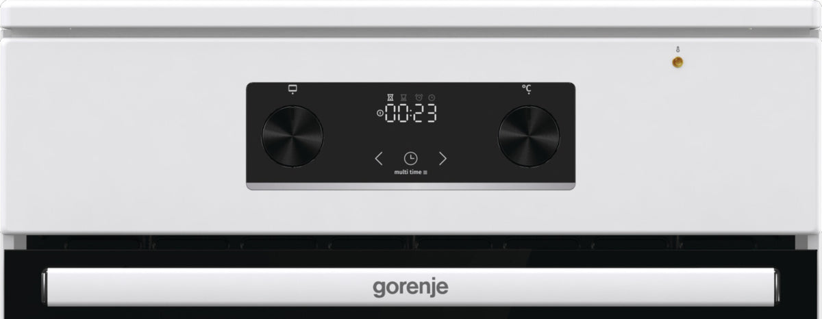 Gorenje GEIT5C60WPG Freestanding cooker Electric Zone induction hob White