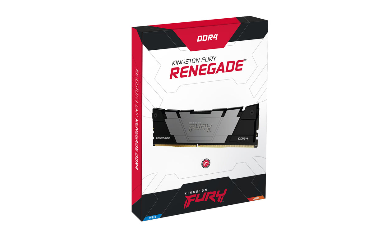 Kingston Technology FURY 16 GB 3600 MT/s DDR4 CL16 DIMM (sæt med 2) Renegade Sort