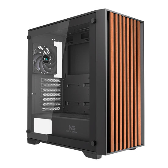 Nordic Gaming Ratatosk Tower ATX Sort Wood