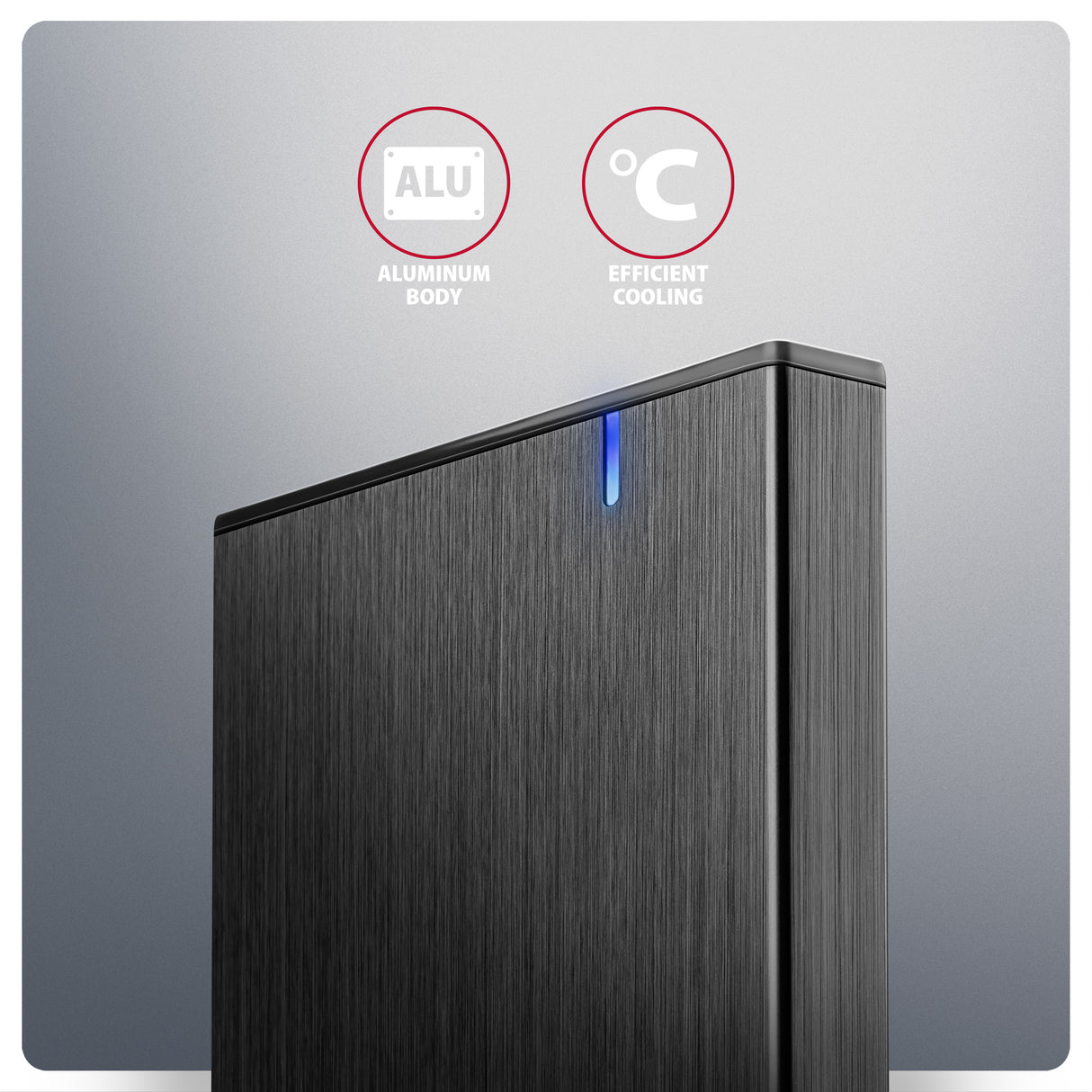 Axagon EE25-XA6C drevkabinet HDD/SSD kabinet Sort 2.5"