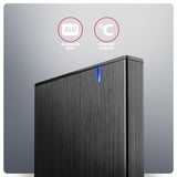 Axagon EE25-XA6C drevkabinet HDD/SSD kabinet Sort 2.5"
