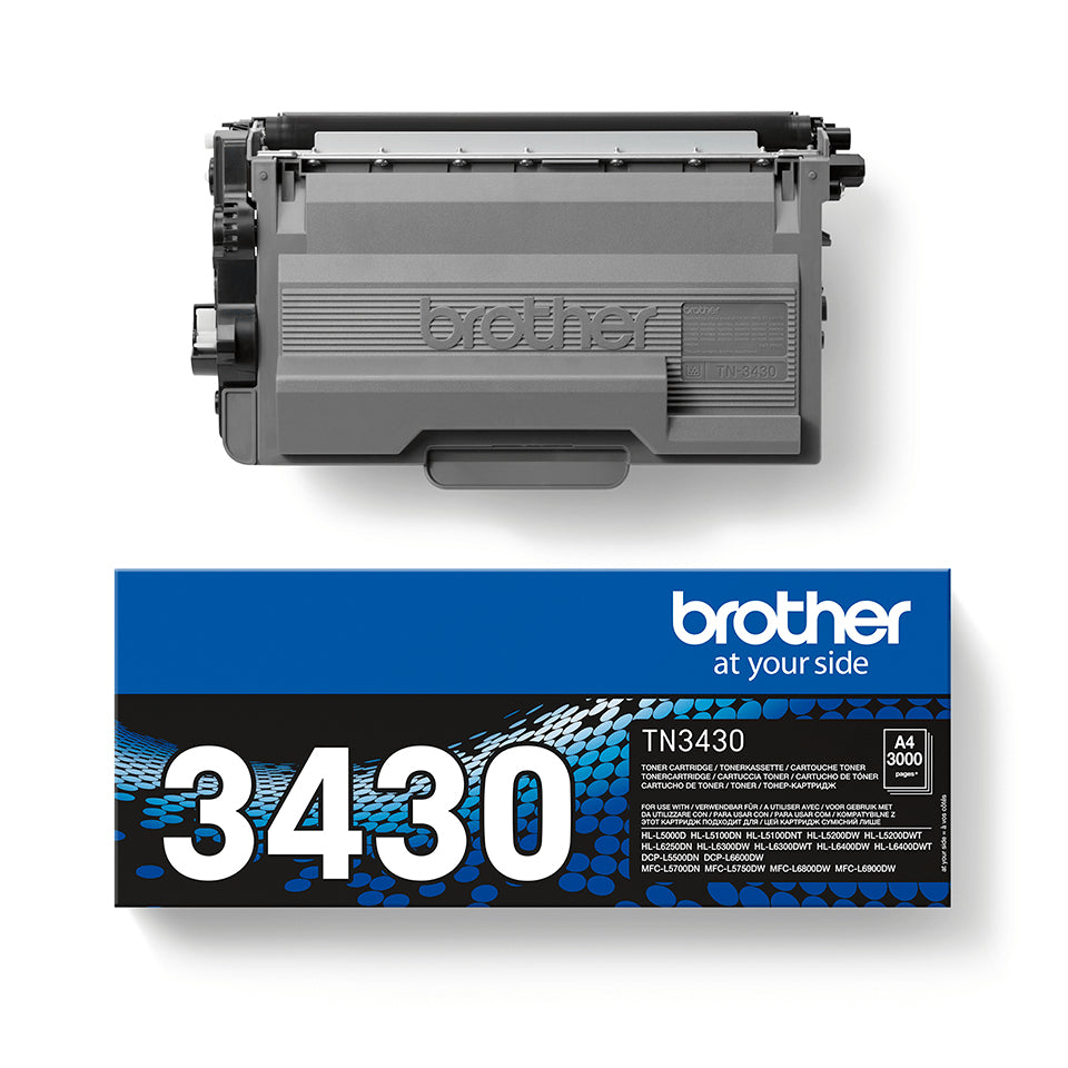 Brother TN-3430 tonerpatron 1 stk Original Sort