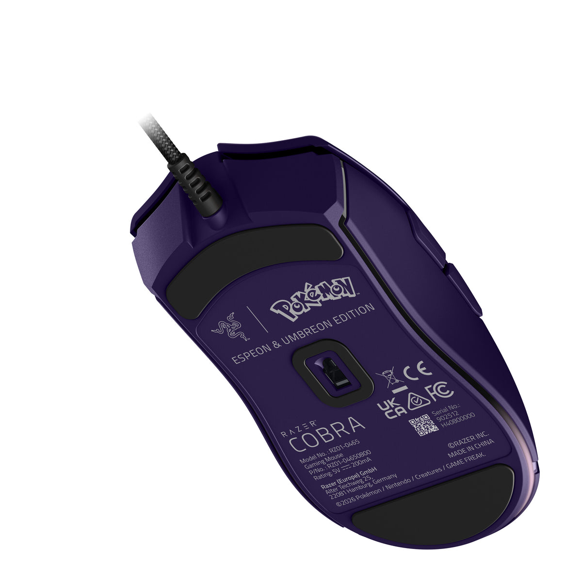 Razer Cobra - Espeon & Umbreon Edition mouse Gaming Right-hand USB Type-A Optical 8500 DPI