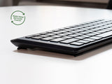 Mousetrapper Type Mini Wireless - Nordic tastatur Universel USB + RF Wireless + Bluetooth QWERTY Nordisk Sort