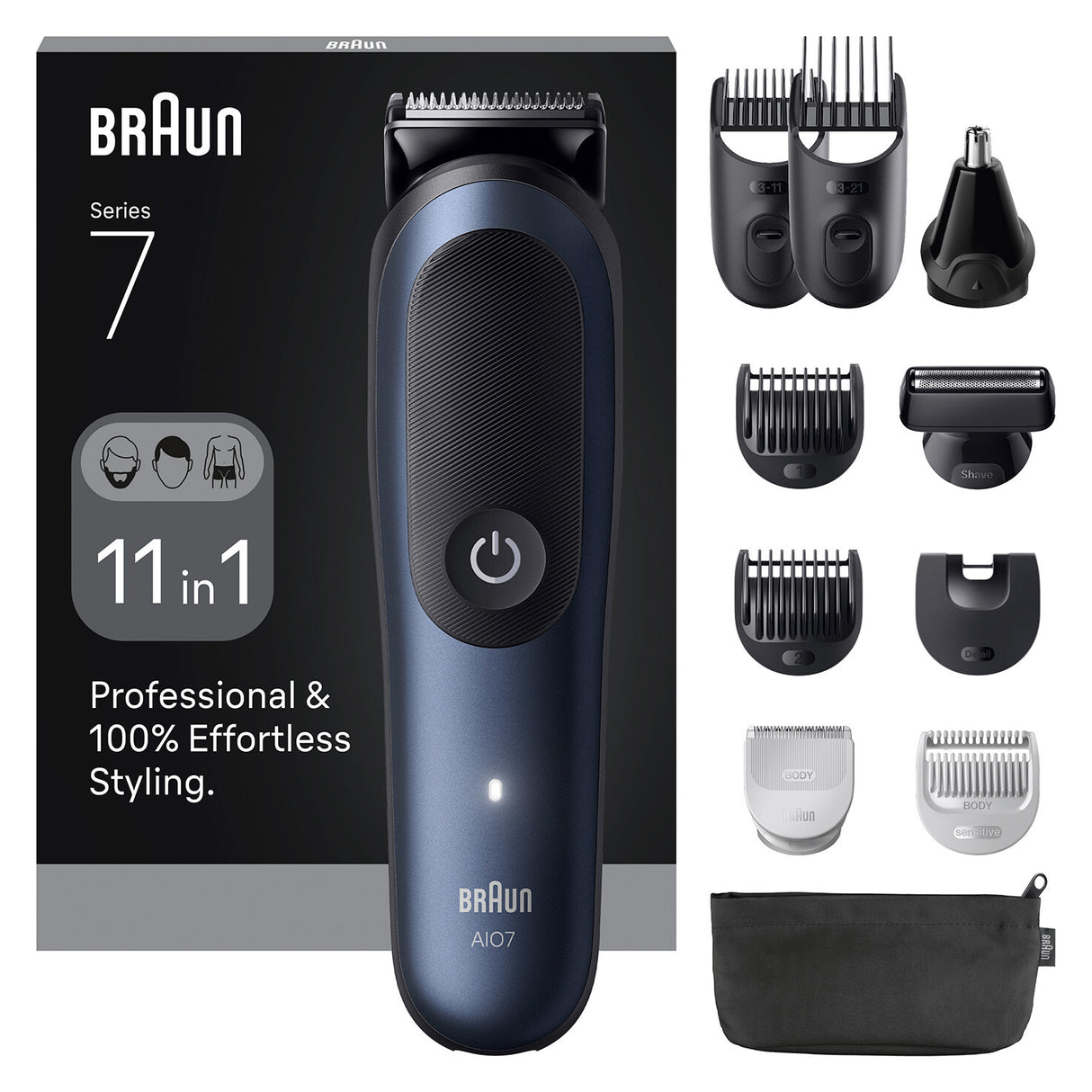Braun AIO7540 Sort, Blå 14 Lithium-Ion (Li-Ion)