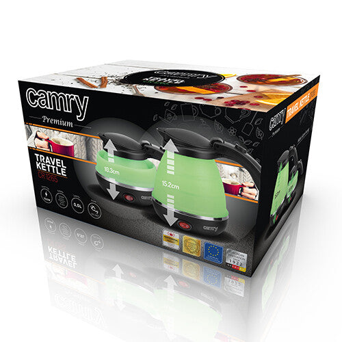 Camry Premium CR 1265 elkedel 0,5 L 750 W Sort, Grøn