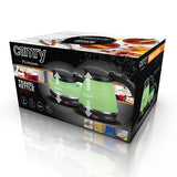 Camry Premium CR 1265 elkedel 0,5 L 750 W Sort, Grøn