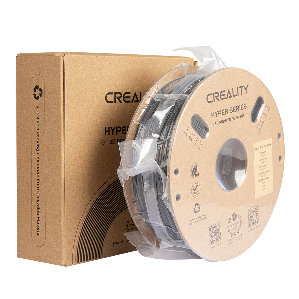 Creality Hyper PLA-CF Kulfiber Sort 1 kg