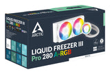 ARCTIC Liquid Freezer III Pro 280 A-RGB (White) Processor Alt-i-en væskekøler 12 cm Hvid 1 stk